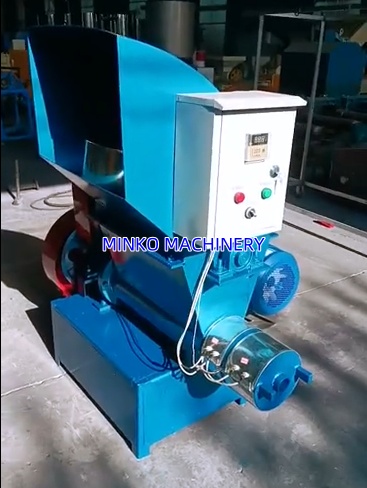 EPE EPS Foam Raw Material Crushing Hot Melting Cold Press Recycling Compactor Machine